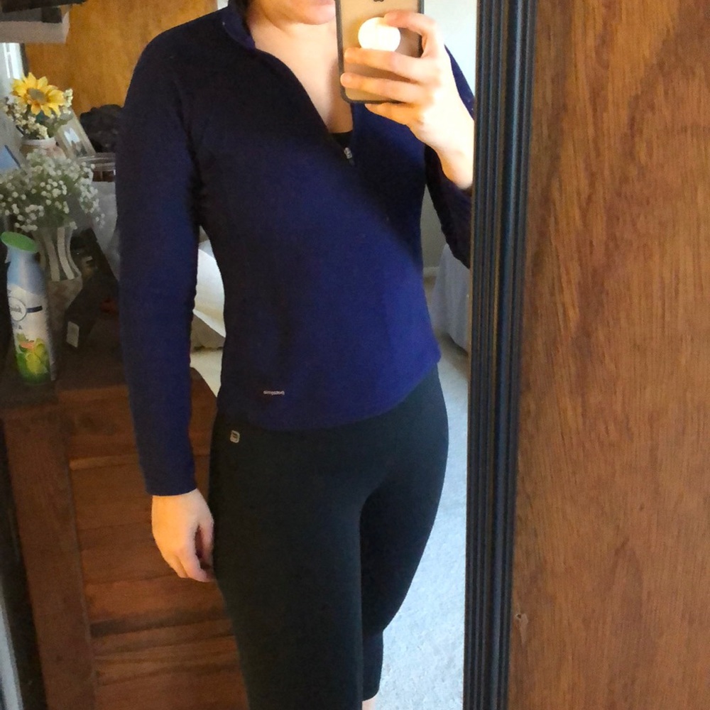 VINTAGE Plum Patagonia Quarter Zip